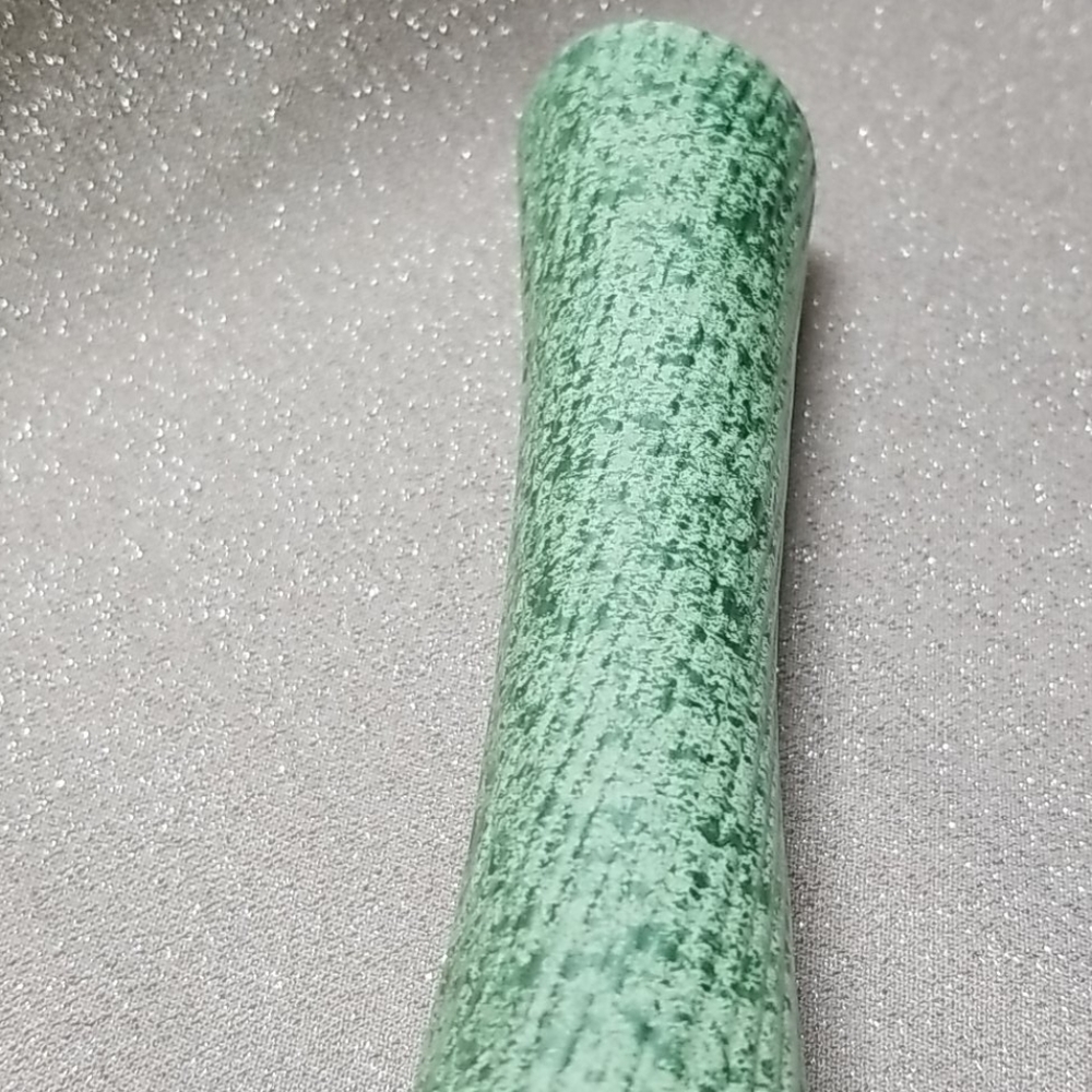1950s Shawnee Pottery Vase Green Confetti Glaze - Picture 5 of 6